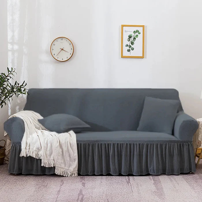 Turkish Style Mesh Sofa Cover – Grey