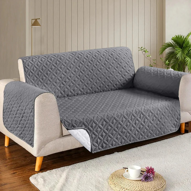 Microfiber Quilted Sofa Cover