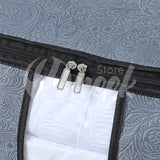110 GSM Non Woven Grey embossed Storage Bag