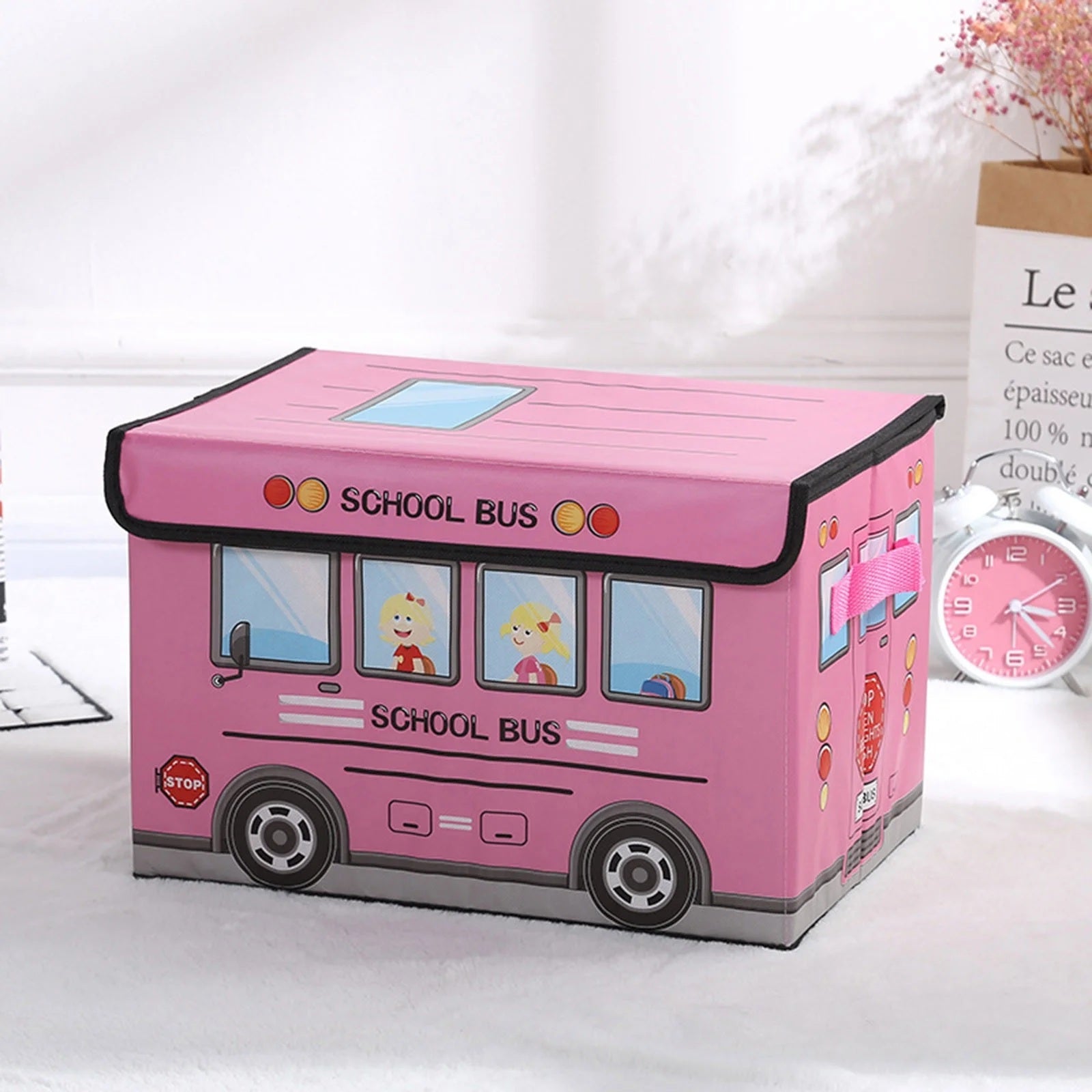 KIDS TOYS/STORGE BOX IN BUS DESIGNE