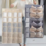 36 Pockets Dual Sided Multifunctional Under Garments Hanging Organizer