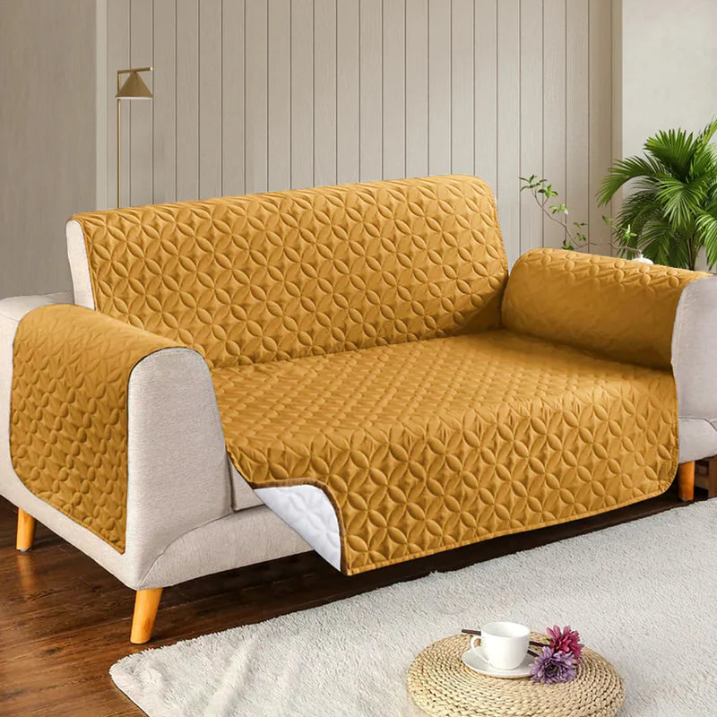 Microfiber Quilted Sofa Cover